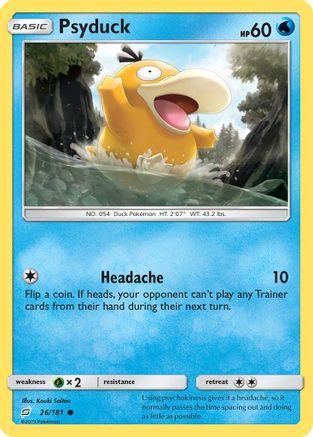 Psyduck 026/181 SM Team Up - Common