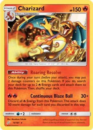 Charizard 014/181 - Holofoil Deck Exclusives - Holo Rare