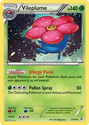 Vileplume 003/149 Deck Exclusives - Rare