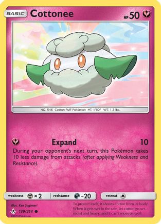Cottonee 139/214 SM Unbroken Bonds - Common