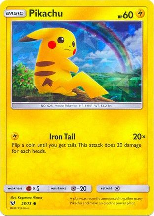 Pikachu 028/73 - Holofoil Deck Exclusives - Common