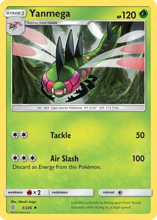 Yanmega 003 SM Unified Minds - Uncommon