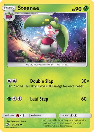 Steenee 018 - Reverse Holofoil SM Unified Minds - Uncommon