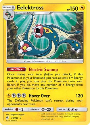 Eelektross 066/236 - Holofoil SM Unified Minds - Holo Rare