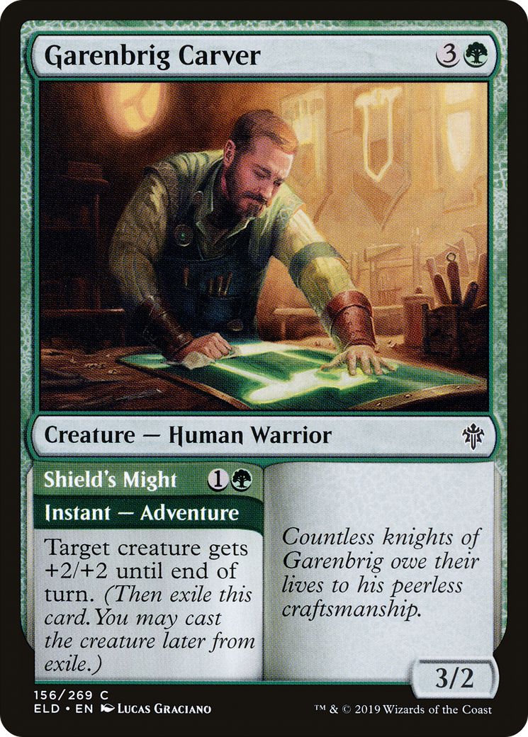 Garenbrig Carver (ELD-156) - Throne of Eldraine