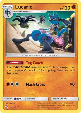 Lucario 117/236 SM Unified Minds - Rare