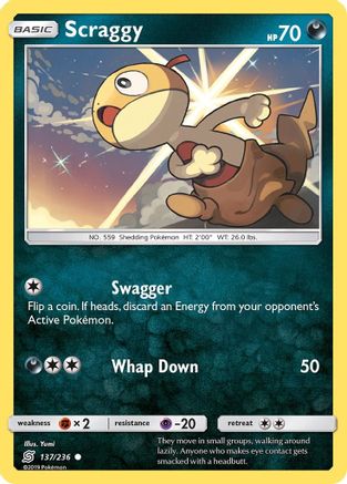 Scraggy 137/236 SM Unified Minds - Common