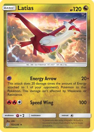 Latias 153/236 SM Unified Minds - Rare