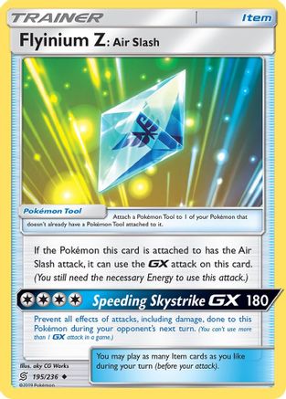 Flyinium Z: Air Slash 195 SM Unified Minds - Uncommon