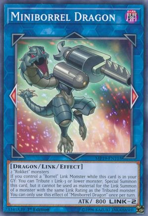 Miniborrel Dragon (MP19-EN103) - 2019 Gold Sarcophagus Tin Mega Pack 1st Edition