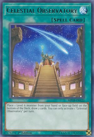 Celestial Observatory (MP19-EN122) - 2019 Gold Sarcophagus Tin Mega Pack 1st Edition