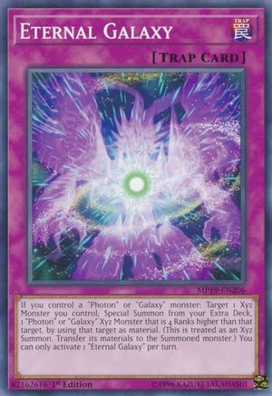 Eternal Galaxy (MP19-EN206) - 2019 Gold Sarcophagus Tin Mega Pack 1st Edition