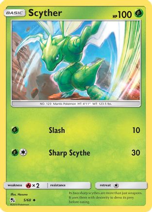 Scyther 005/68 Hidden Fates - Uncommon