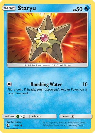 Staryu 013/68 Hidden Fates - Common
