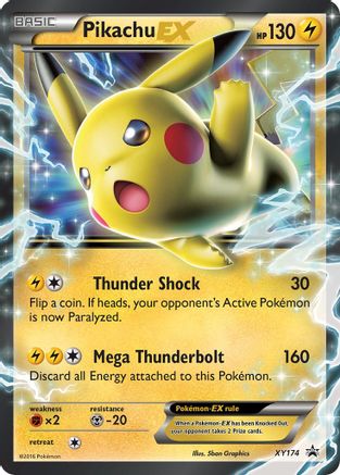 Pikachu EX XY174 - Holofoil Jumbo Cards - Promo