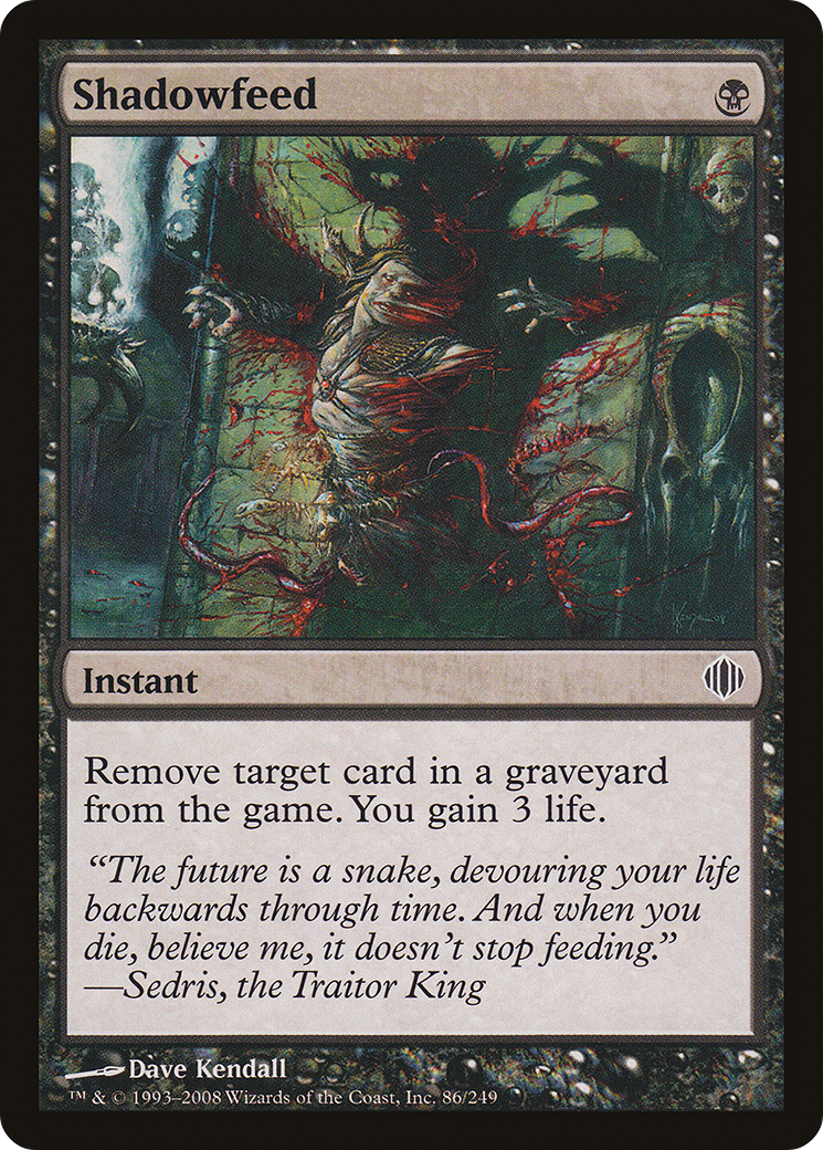 Shadowfeed (ALA-086) - Shards of Alara Foil