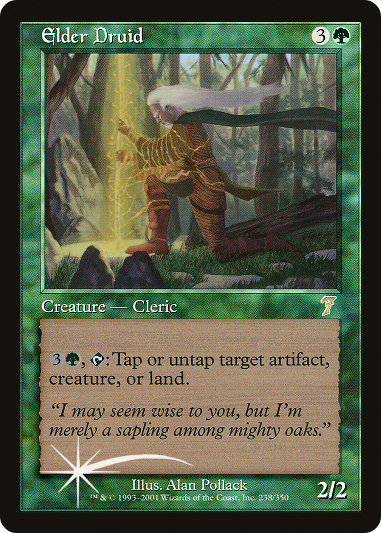 Elder Druid (7ED-238★) - 7th Edition Foil