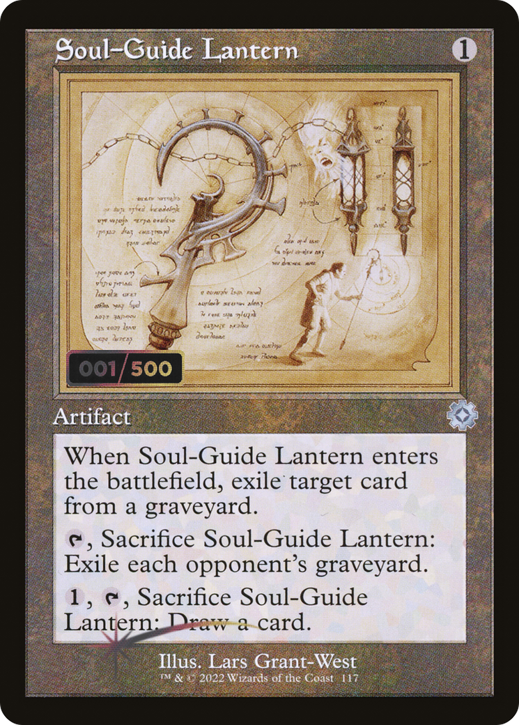 Soul-Guide Lantern (Schematic) (Serial Numbered) (BRR-117Z) - The Brothers' War Retro Artifacts Foil