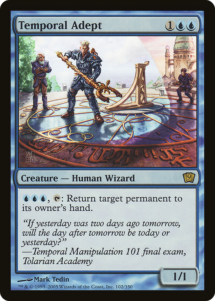 Temporal Adept (9ED-102★) - 9th Edition Foil