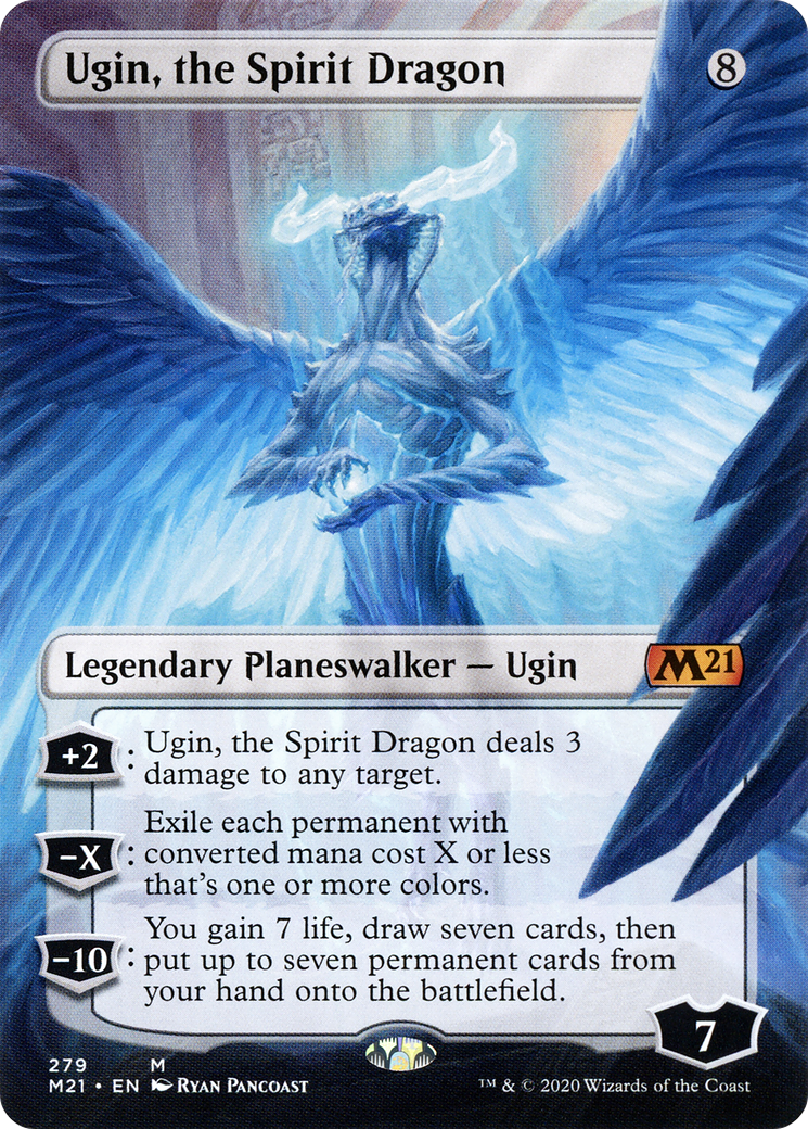 Ugin, the Spirit Dragon (Borderless) (M21-279) - Core Set 2021