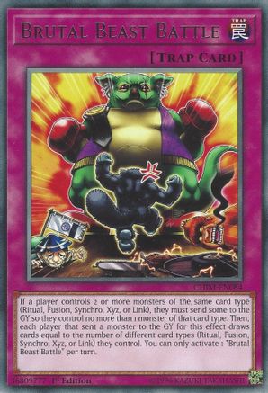 Brutal Beast Battle (CHIM-EN084) - Chaos Impact 1st Edition