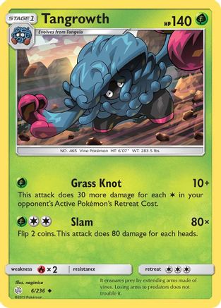 Tangrowth 006/236 SM Cosmic Eclipse - Uncommon