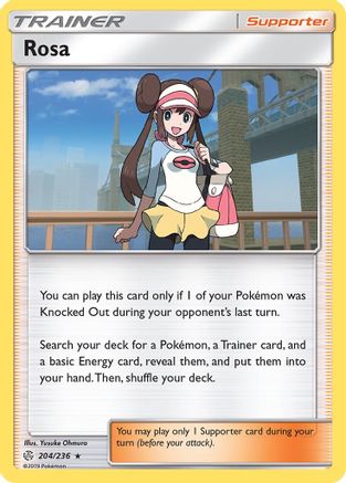 Rosa 204/236 - Holofoil SM Cosmic Eclipse - Holo Rare