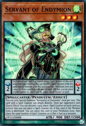 Servant of Endymion (OP12-EN008) - OTS Tournament Pack 12 Unlimited