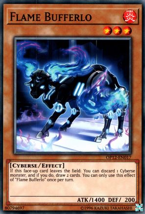 Flame Bufferlo (OP12-EN017) - OTS Tournament Pack 12 Unlimited