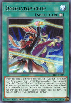 Onomatopickup (LED6-EN037) - Legendary Duelists: Magical Hero Unlimited