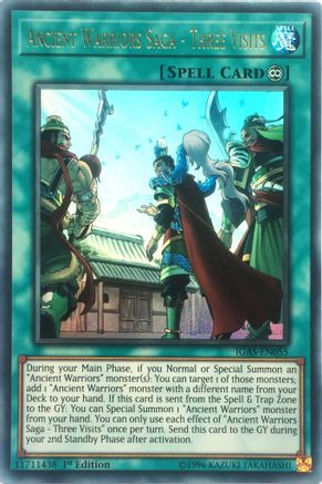 Ancient Warriors Saga - Three Visits (IGAS-EN055) - Ignition Assault Unlimited