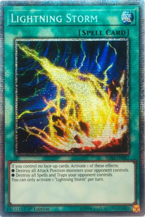 Lightning Storm (Starlight Rare) (IGAS-EN067) - Ignition Assault 1st Edition