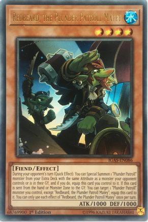 Redbeard, the Plunder Patroll Matey (IGAS-EN086) - Ignition Assault 1st Edition