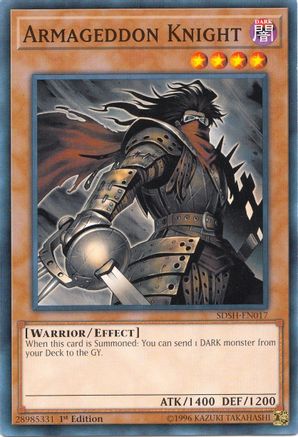 Armageddon Knight (SDSH-EN017) - Structure Deck: Shaddoll Showdown Unlimited