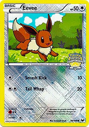 Eevee 084/108 - Reverse Holofoil League & Championship Cards - Promo
