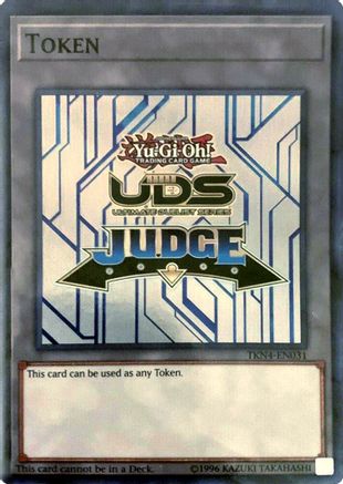 Official Judge Token: TKN4-EN031 (TKN4-EN031) - Judge Promotional Cards Unlimited