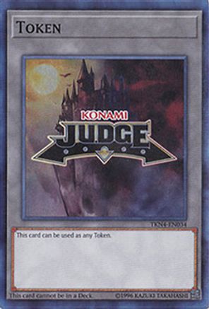 Official Judge Token: TKN4-EN034 (TKN4-EN034) - Judge Promotional Cards Unlimited