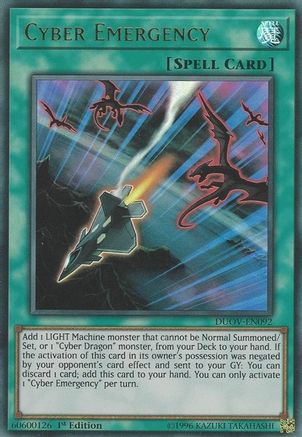 Cyber Emergency (DUOV-EN092) - Duel Overload 1st Edition