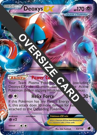 Deoxys EX 053/116 - Holofoil Jumbo Cards - Promo