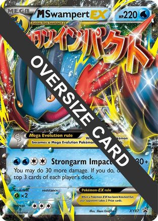 M Swampert EX XY87 - Holofoil Jumbo Cards - Promo