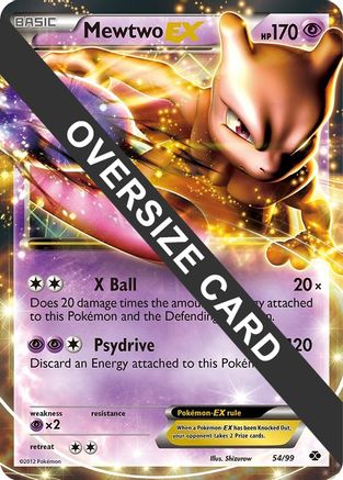 Mewtwo EX 054/99 - Holofoil Jumbo Cards - Promo