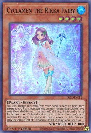 Cyclamen the Rikka Fairy (SESL-EN016) - Secret Slayers 1st Edition