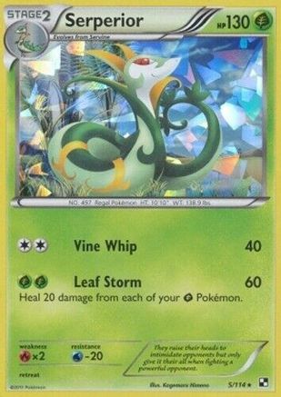 Serperior 005/114 - Holofoil Deck Exclusives - Holo Rare