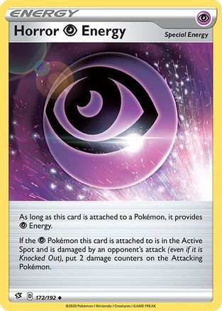 Horror P Energy 172/192 - Reverse Holofoil SWSH02 Rebel Clash - Uncommon