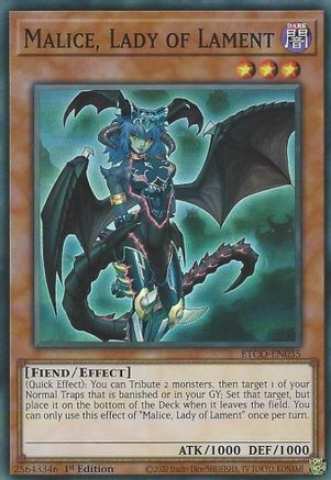 Malice, Lady of Lament (ETCO-EN035) - Eternity Code 1st Edition