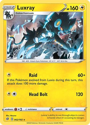 Luxray 062/192 Deck Exclusives - Rare