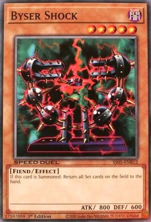 Byser Shock (SS05-ENB12) - Speed Duel Decks: Twisted Nightmares 1st Edition