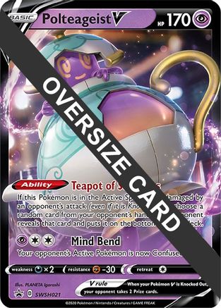 Polteageist V SWSH021 - Holofoil Jumbo Cards - Promo