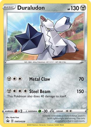 Duraludon SWSH028 - Holofoil SWSH Sword & Shield Promo Cards - Promo