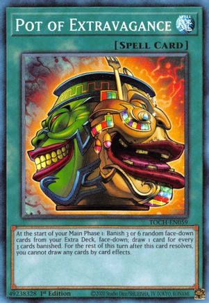 Pot of Extravagance (CR) (TOCH-EN059) - Toon Chaos 1st Edition